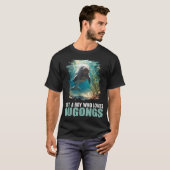 ジュゴンを愛する少年 Tシャツ (正面フル)