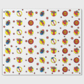 ジュジャマカビーザハンマーカラフル ラッピングペーパー (フラット)