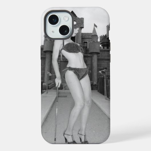 ジュジュ ローズ ミニゴルフ iPhoneケース (裏面)