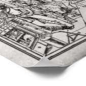 ジュストス・フォン・リービッグ男爵の化学研究所 ポスター (角)