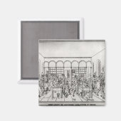 ジュストス・フォン・リービッグ男爵の化学研究所 マグネット (正面/裏面)