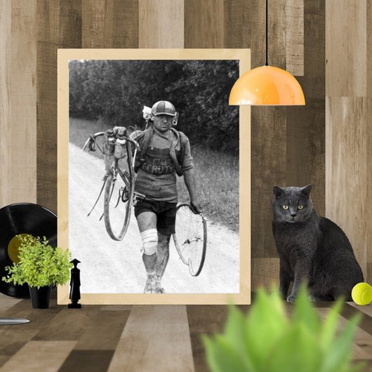 ジュスト・セルッティ・ツアー・ド・フランス1928残骸の後 ポスター