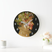 ジュセッペアルシンボルド – 夏 ラージ壁時計 (ホーム)