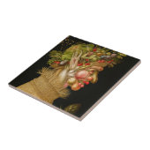 ジュゼッペアルカンボルド – 夏 タイル (側面)