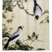 ジュゼッペカスティリオーネ – さくらんぼ花ファインアート シャワーカーテン (正面)