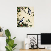 ジュゼッペカスティリオーネ – さくらんぼ花ファインアート ポスター (ホームオフィス)