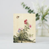 ジュゼッペカスティリオーネ – カーネーションファインアート ポストカード (スタンド正面)