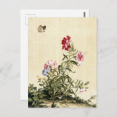 ジュゼッペカスティリオーネ – カーネーションファインアート ポストカード (正面/裏面)