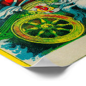 ジュゼッペガリバルディマカロニラベル ポスター (角)