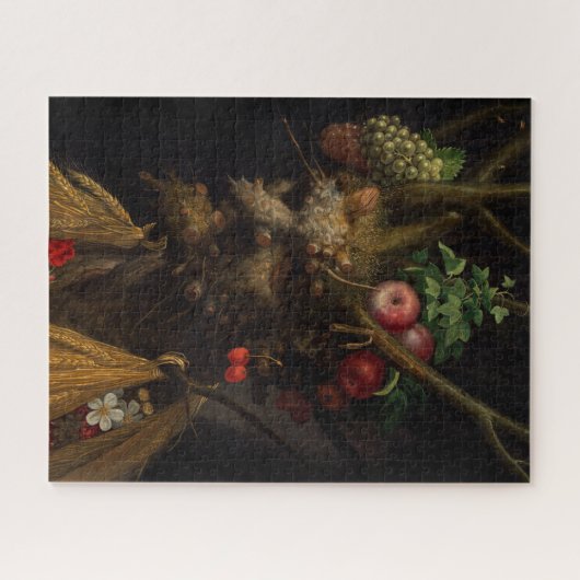 ジュゼッペ・アルカンボルドによる四季の一戦 ジグソーパズル (横)