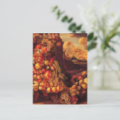 ジュゼッペ・アルカンボルドによる夏の姿席 ポストカード (スタンド正面)