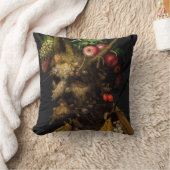 ジュゼッペ・アルカンボルド – 四季を一度に クッション (ブランケット)
