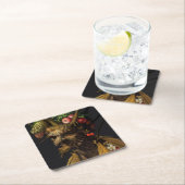 ジュゼッペ・アルカンボルド – 四季を一度に スクエアペーパーコースター (インサイチュ)