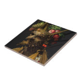 ジュゼッペ・アルカンボルド – 四季を一度に タイル (側面)