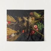 ジュゼッペ・アルカンボルド – 四季を一度に タペストリー (正面(横))