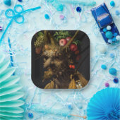 ジュゼッペ・アルカンボルド – 四季を一度に ペーパープレート (パーティー)