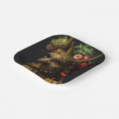 ジュゼッペ・アルカンボルド – 四季を一度に ペーパープレート (傾斜あり)