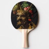 ジュゼッペ・アルカンボルド – 四季を一度に 卓球ラケット (裏面)