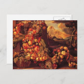 ジュゼッペ・アルカンボルド – 夏の座姿 ポストカード (正面/裏面)