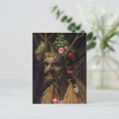 ジュゼッペ・アルチンボルド著1つの頭部の4季節 ポストカード (スタンド正面)