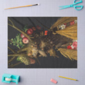 ジュゼッペ・アルチンボルド - 一つの頭に四季 薄葉紙 (クラフト)