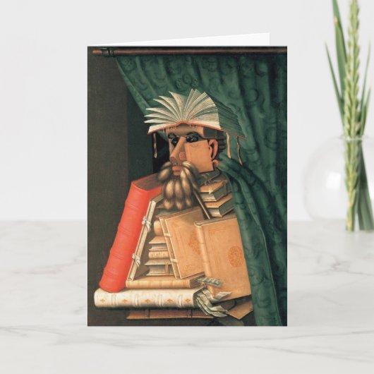 ジュゼッペ・アルチンボルド-司書 カード (正面)