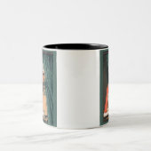 ジュゼッペ・アルチンボルド-司書 ツートーンマグカップ (中央)