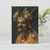 ジュゼッペ・アルチンボルド - 四季を一つの頭に 招待状 (スタンド正面)