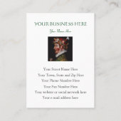 ジュゼッペ・アルチンボルド-花屋、美術史家 名刺 (裏面)