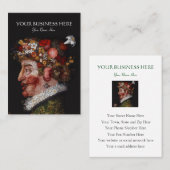 ジュゼッペ・アルチンボルド-花屋、美術史家 名刺 (正面/裏面)