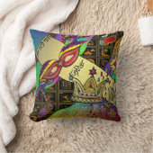 ジュダイカハッピープリムユダヤ教の休日装飾用クッション クッション (ブランケット)