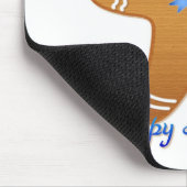 ジュダイカハヌカージンジャーブレッドマン(ユダヤ教)メノラー マウスパッド (コーナー)