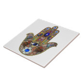 ジュダイカハムザハートフラワーズオパールプリント タイル (側面)