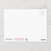 ジュダイカハムザハートフラワーズオパールプリント ポストカード (裏面)