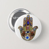 ジュダイカハムザハートフラワーズオパールプリント 缶バッジ (正面&裏面)