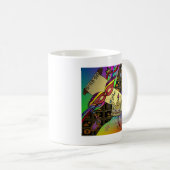 ジュダイカプリムエスターお祝いアートプリント コーヒーマグカップ (正面右)