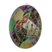 ジュダイカプリムエスターお祝いアートプリント ダーツボード (正面左)