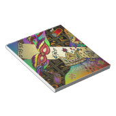 ジュダイカプリムエスターお祝いアートプリント ノートパッド (アングル)