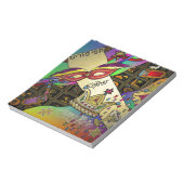 ジュダイカプリムエスターお祝いアートプリント ノートパッド (回転)