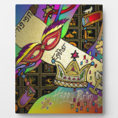 ジュダイカプリムエスターお祝いアートプリント フォトプラーク (正面)