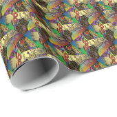 ジュダイカプリムエスターお祝いアートプリント ラッピングペーパー (ロールコーナー)