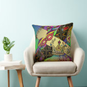 ジュダイカプリムエスターお祝いダークアートプリント クッション (椅子)