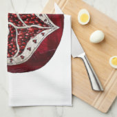 ジュダイカポメグラナートハートハヌッカロシュハサナ キッチンタオル (四つ折り)