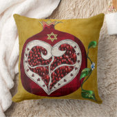 ジュダイカポメグラナートハートハヌッカロシュハサナ クッション (ブランケット)