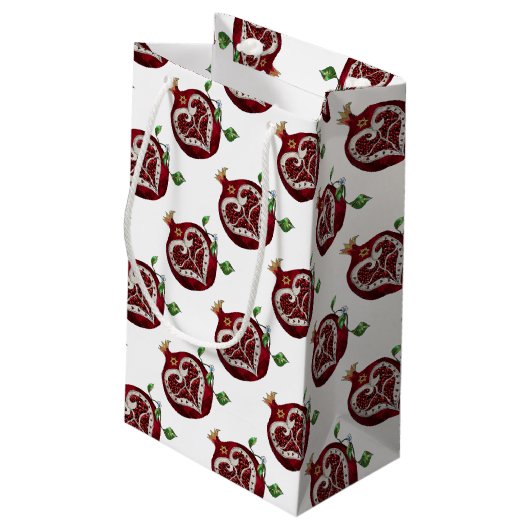 ジュダイカポメグラナートハートハヌッカロシュハサナ スモールペーパーバッグ (裏面アングル)