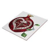 ジュダイカポメグラナートハートハヌッカロシュハサナ タイル (側面)