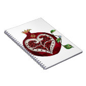 ジュダイカポメグラナートハートハヌッカロシュハサナ ノートブック (右側)