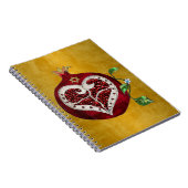 ジュダイカポメグラナートハートハヌッカロシュハサナ ノートブック (右側)