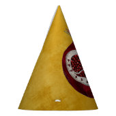 ジュダイカポメグラナートハートハヌッカロシュハサナ パーティーハット (左)