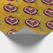 ジュダイカポメグラナートハートハヌッカロシュハサナ ラッピングペーパー (角)